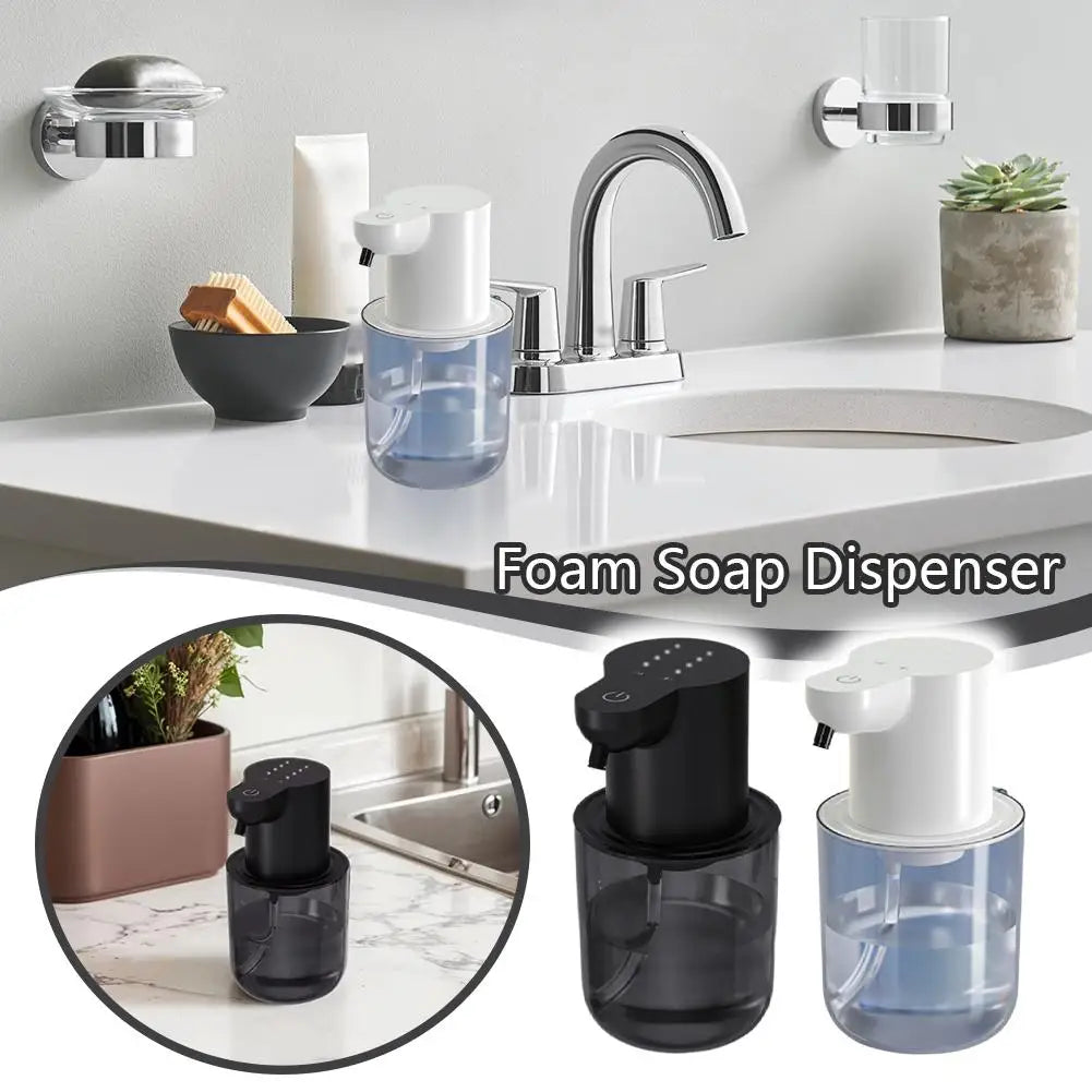 Máy xịt xà phòng tự động 400ml - 4 tốc độ, sạc USB - Daisan Mart