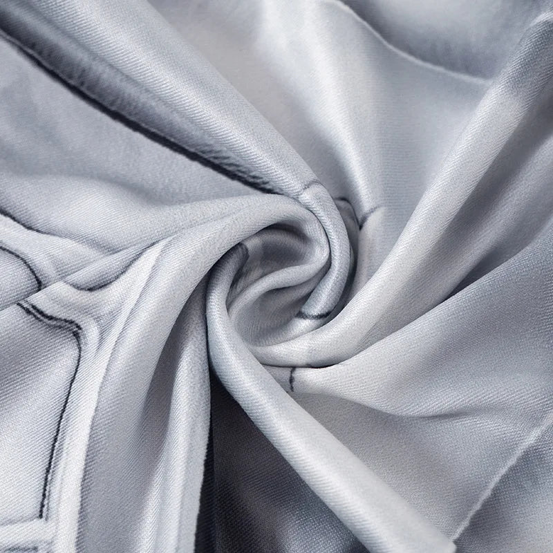 Goth Dark Techwear Printed Y2k Fashion Bodysuits Cyber ​​Gothic Punk Long Sleeve T-shirts Bodycon Women Grunge Streetwear Bodysuit