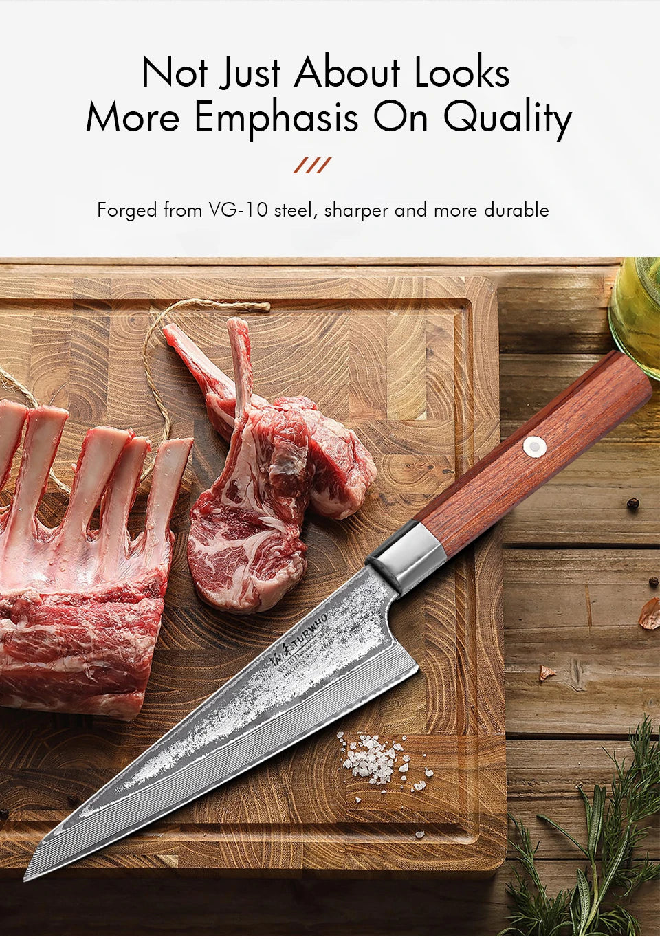 Honesuki Damascus Knife - The Essence of Japanese Kitchen