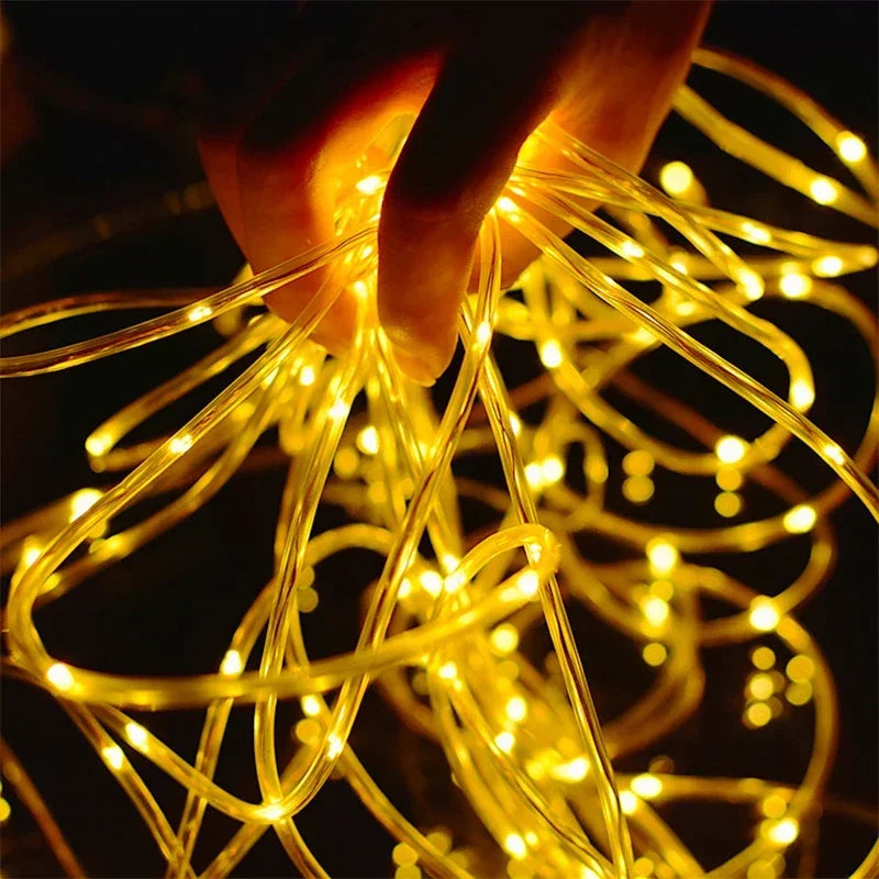 Solar LED String Lights for Outdoor Decoration