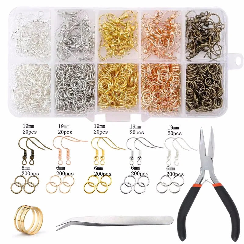 Full Jewelry Making Tool Kit: Wire, Charms, Pliers
