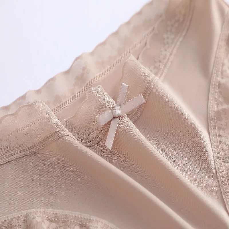 3 Pieces Women's Underwear, Thin, Cool, Sexy, Summer, Cold Silk