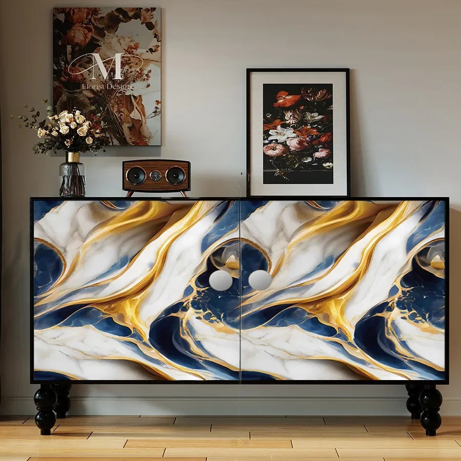 PVC Self-Adhesive Stone Pattern Wallpaper for Kitchen Decoration