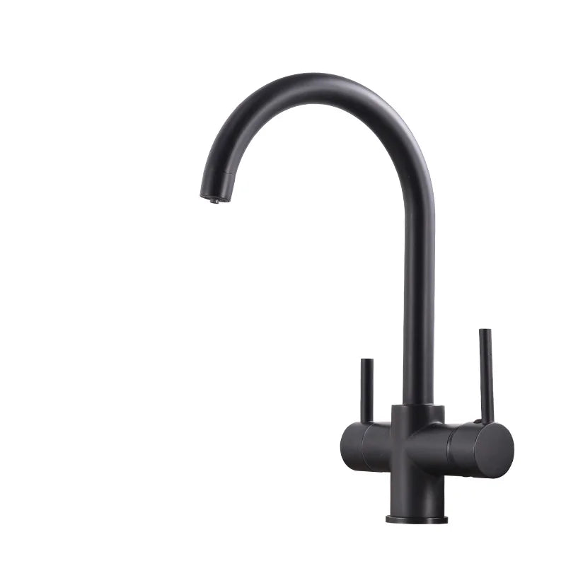 ROVATE Chậu bếp 3 trong 1, Vòi nóng lạnh có lọc nước uống