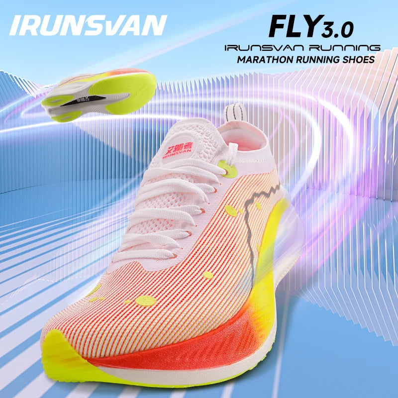 IRUNSVAN Anti-Slip Carbon Running Shoes For Men