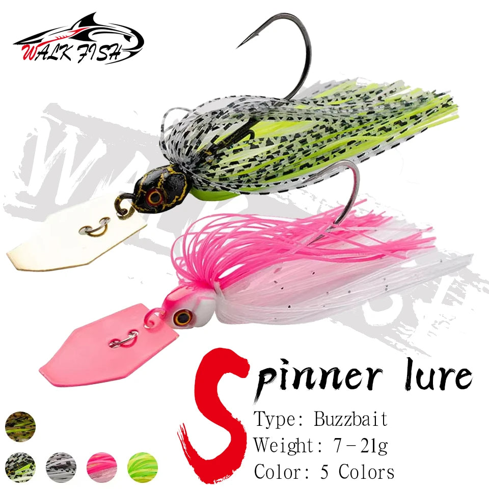 Mồi Câu Cá WALK FISH: Lưỡi Xoay Sắc Nét 7-21g