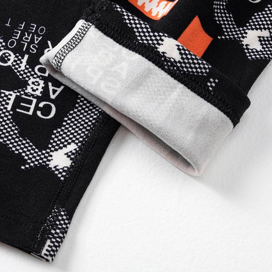 Men's Autumn Winter Camouflage Printed Underwear Set