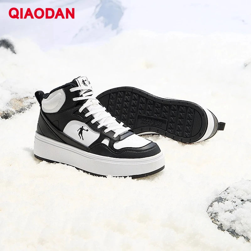 QIAODAN 2025 Women's Slides - Classic Black and White