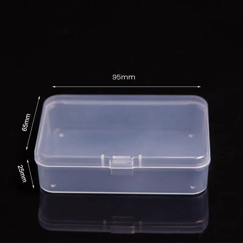 Mini Rectangular Dustproof Plastic Jewelry Box