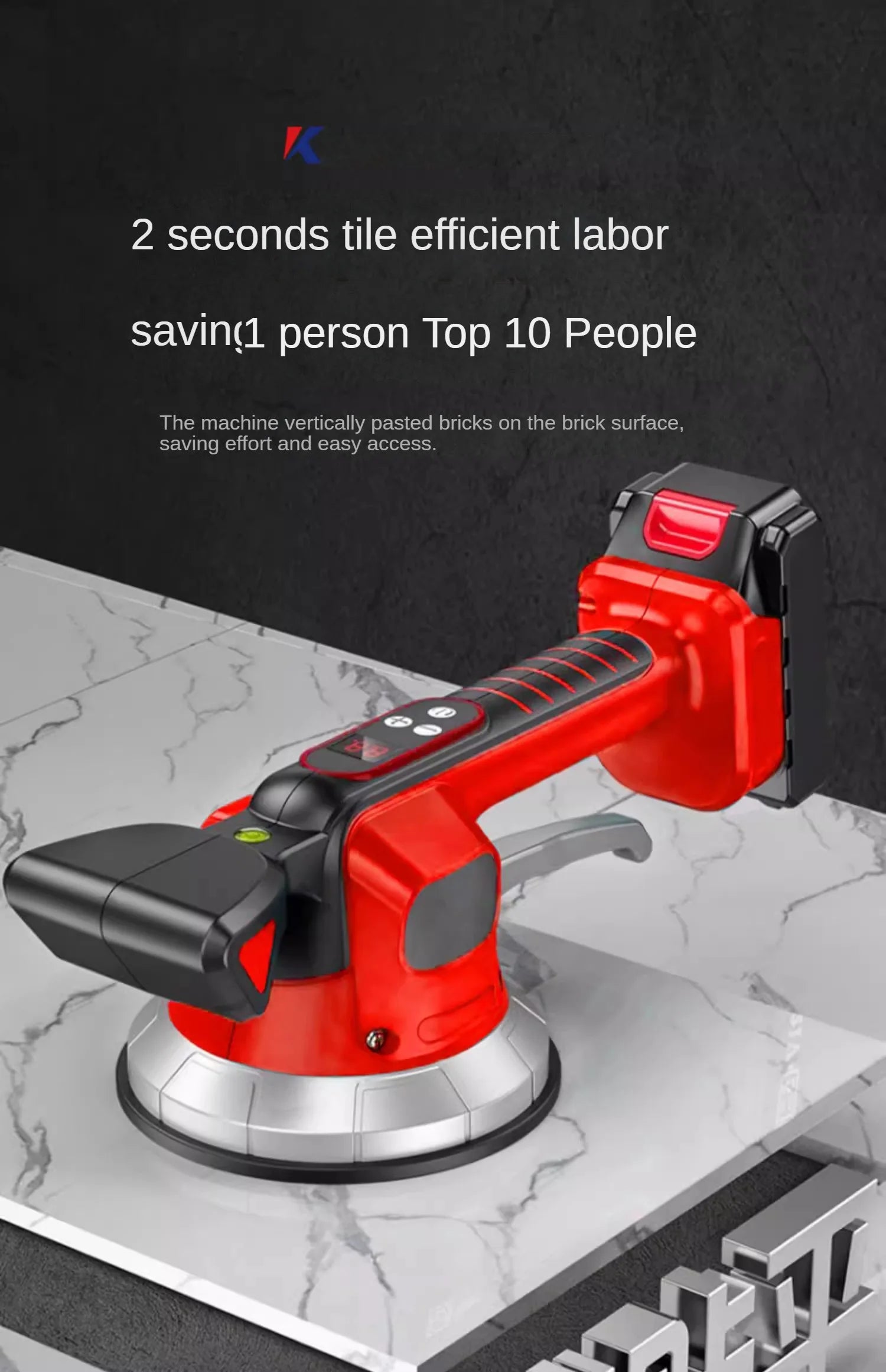 Vibrating Tile Tiler - Effortlessly Lay Large Format Floor and Wall Tiles