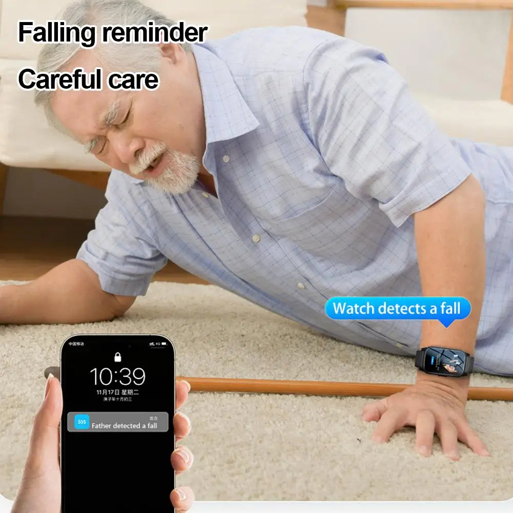 Đồng Hồ Thông Minh Người Cao Tuổi SOS GPS Chống Nước