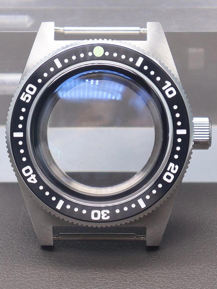 Modified Seiko 62MAS Diving 40mm Vintage Watch Cases Bubble Sapphire Crystal Glass Fit NH34 NH35 NH36 NH38 Movement 28.5mm Dial - Daisan Mart