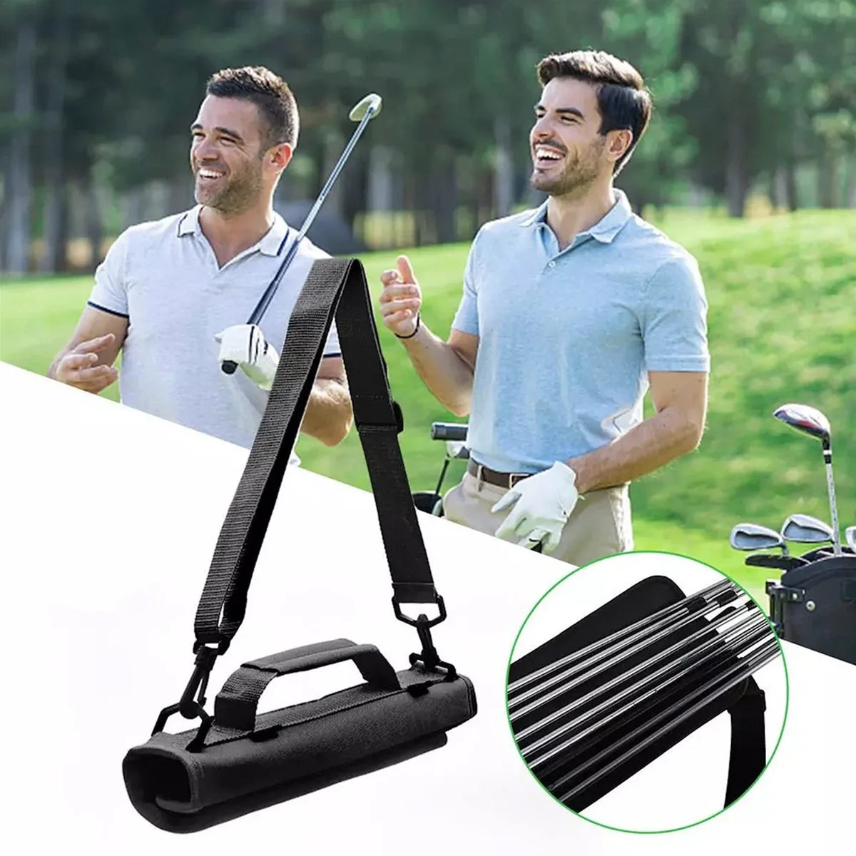 2025 Portable Mini Golf Bag, Convenient Crossbody