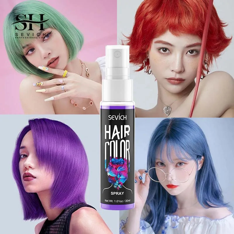 Hair Dye Spray 30ml - Fashionable Temporary Color