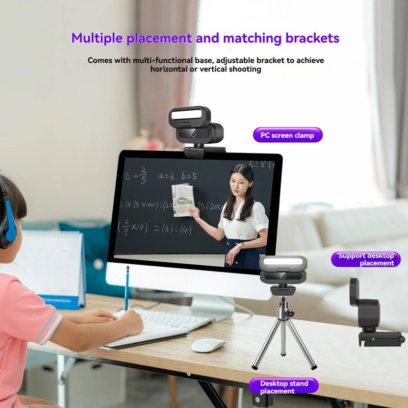 Xiaomi Webcam 4K 60FPS Livestream Pro Mic LED 2025