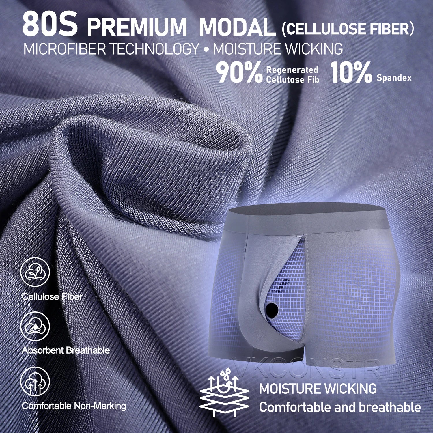 Men's Breathable Pouch Underwear Supports Phimosis Treatment