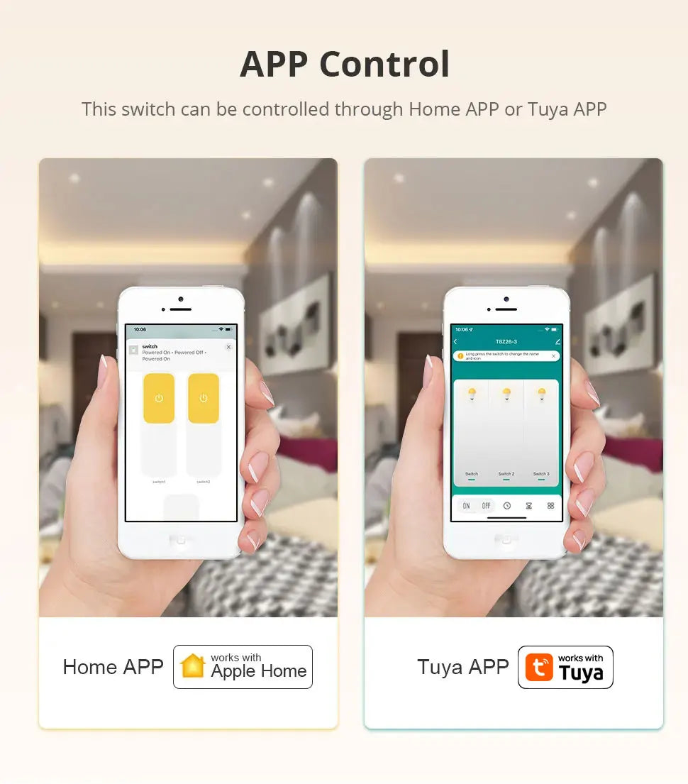 Zigbee Smart Switch 3 Button Zemismart Control