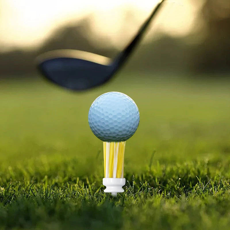 Set of 3 Colorful Plastic Golf Stakes - Sports Accessories