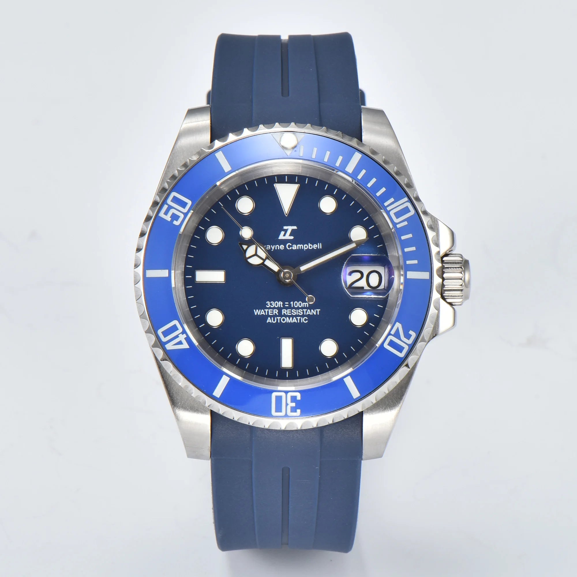 Đồng hồ cơ 40.5mm NH35, kính sapphire chống nước