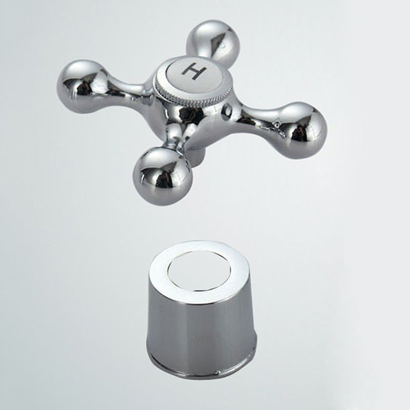 Bộ Tay Vặn Chữ Thập Đồng Cho Vòi Bếp & Nhà Tắm