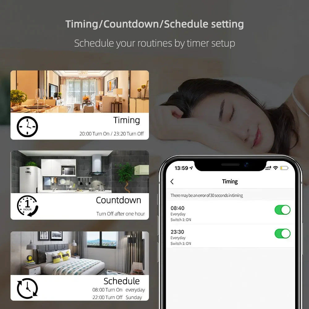 Dawnjoy Zigbee Smart Switch 1/2/3 Gang