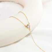 Handmade Women's Boho Zircon Gold Plated Choker Necklace