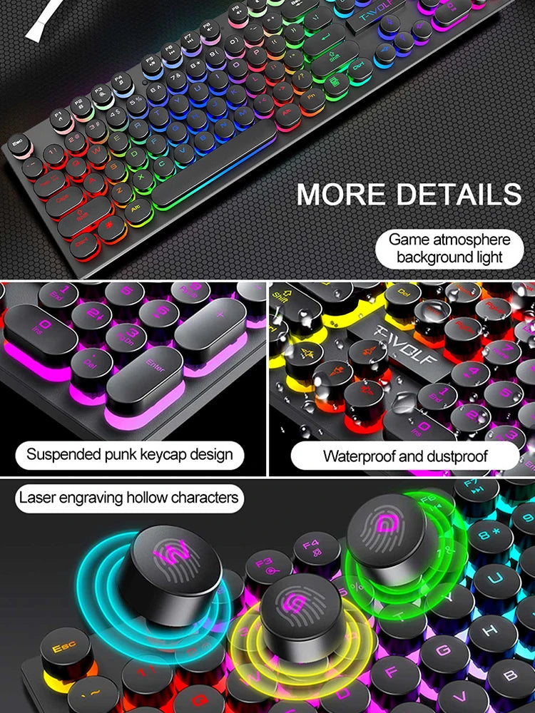 LED Gaming Mechanical Keyboard - Shining Darkness