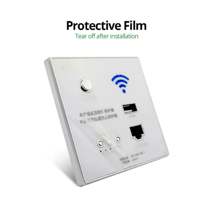 Smart WiFi Wall Socket with Built-in USB 300M