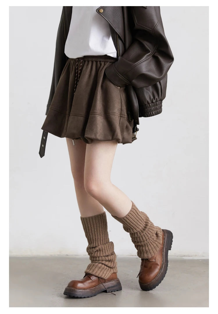 Chân Váy Nữ CHIC VEN Dáng Chữ A Hoa Retro Xuân Thu