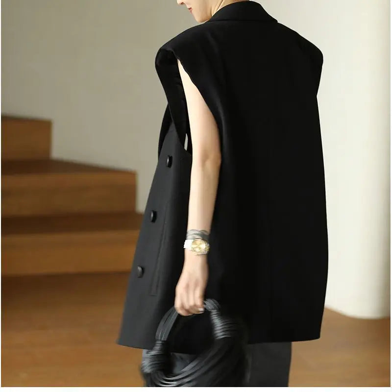 Women's Office Vest Fall 2025 Fashionable Straight-cut