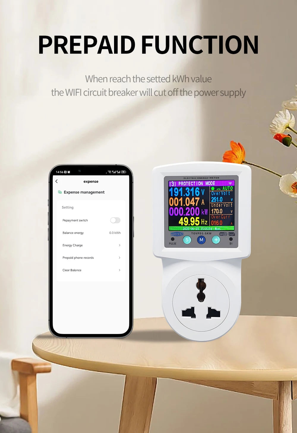 Ổ Cắm Thông Minh TOMZN SKW WiFi Đa Năng 16A Bluetooth - Daisan Mart