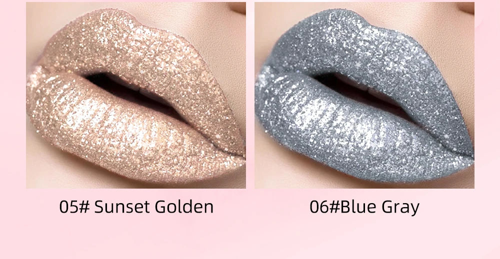 Son Kim Tuyến QIBEST Lâu Trôi Lấp Lánh Chống Nước