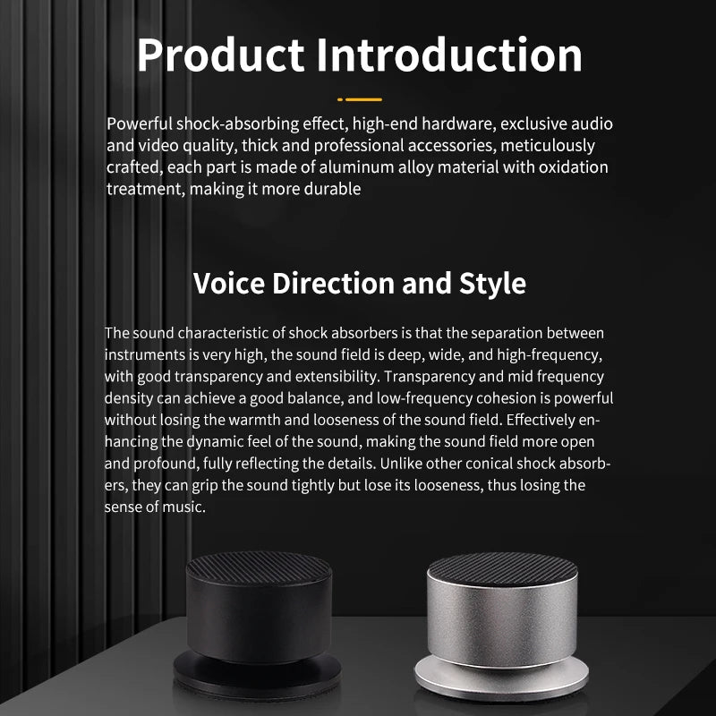 Chân Đế Nhôm Chống Rung Cao Cấp Cho Amply & Loa