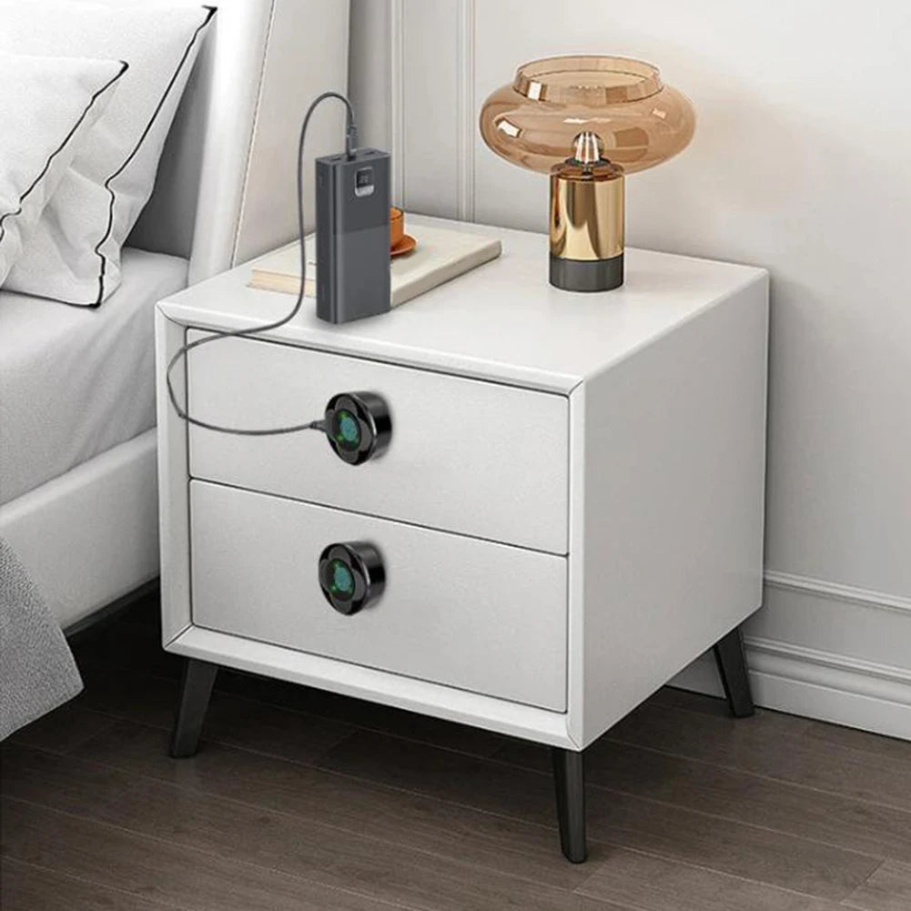 USB Rechargeable Smart Fingerprint Lock Advanced Security Solution for Drawers with 0 5 Second Unlocking Time and Robust Design