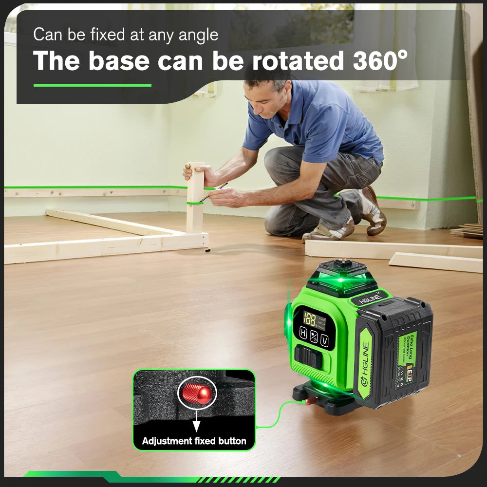 Máy Cân Mực Laser 16 Tia 4D - Điều Khiển Qua APP - Daisan Mart