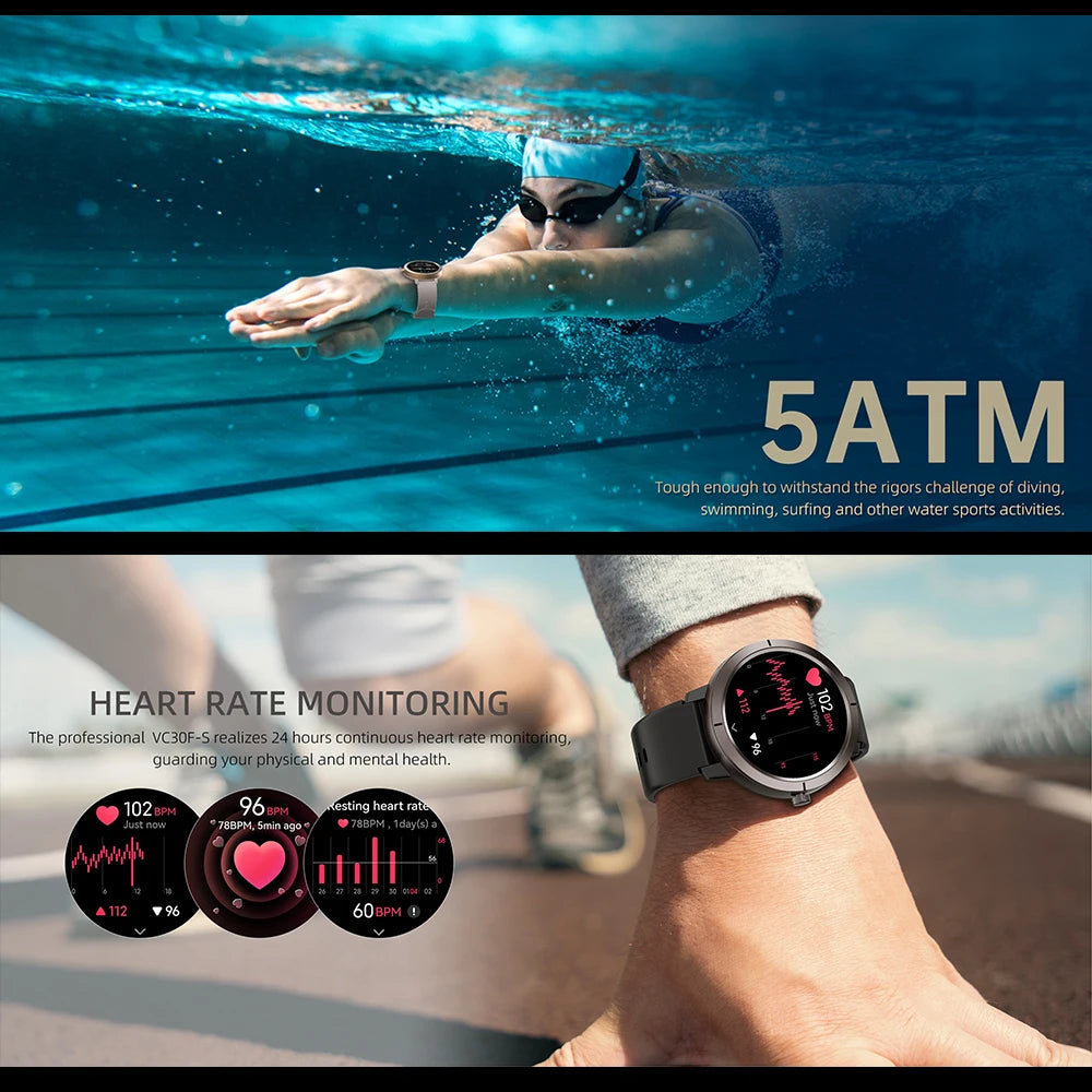 Đồng hồ thông minh nữ GPS, đàm thoại, chống nước 5ATM