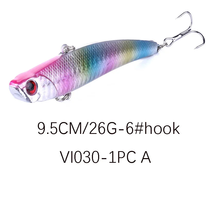 Sinking Crankbait Mini 9.5cm 26g Vibrating Fishing Lure 