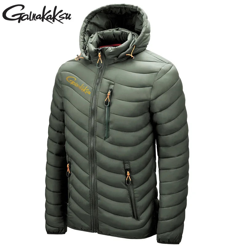 2023 Men's Fishing Jacket Waterproof Winter Warm