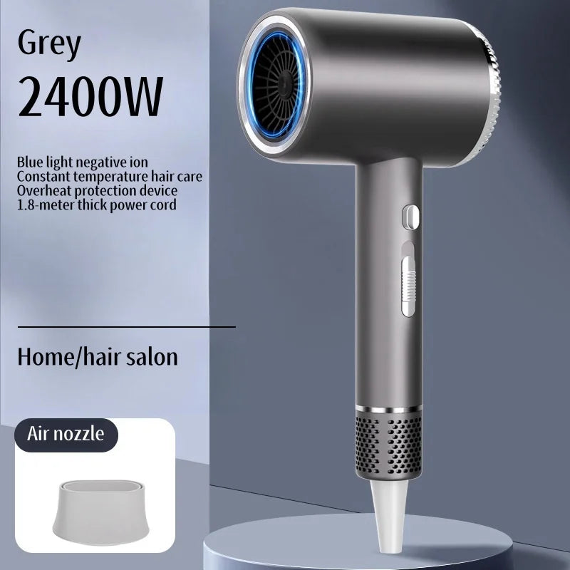 High-end EU/UK Hair Dryer - Fast, Quiet, Blue Light
