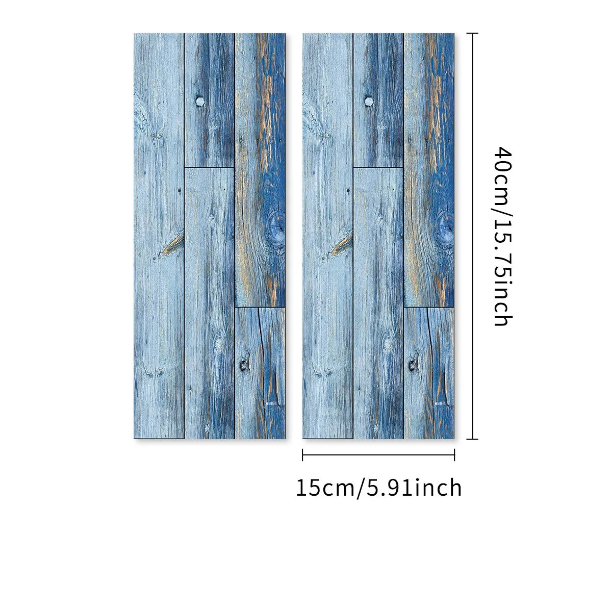 Classic White Wood Grain Floor Tiles Peel Stick Waterproof Home Kitchen Living Room Floor Renovation Self Adhesive Wallpaper