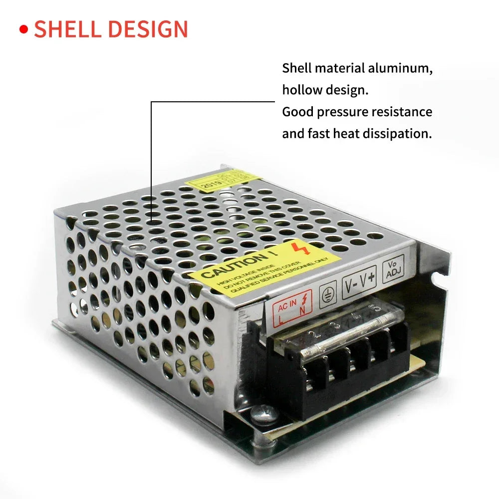 Nguồn Tổ Ong 12V DC 1A-10A Chuyển Đổi 110/220V-12V