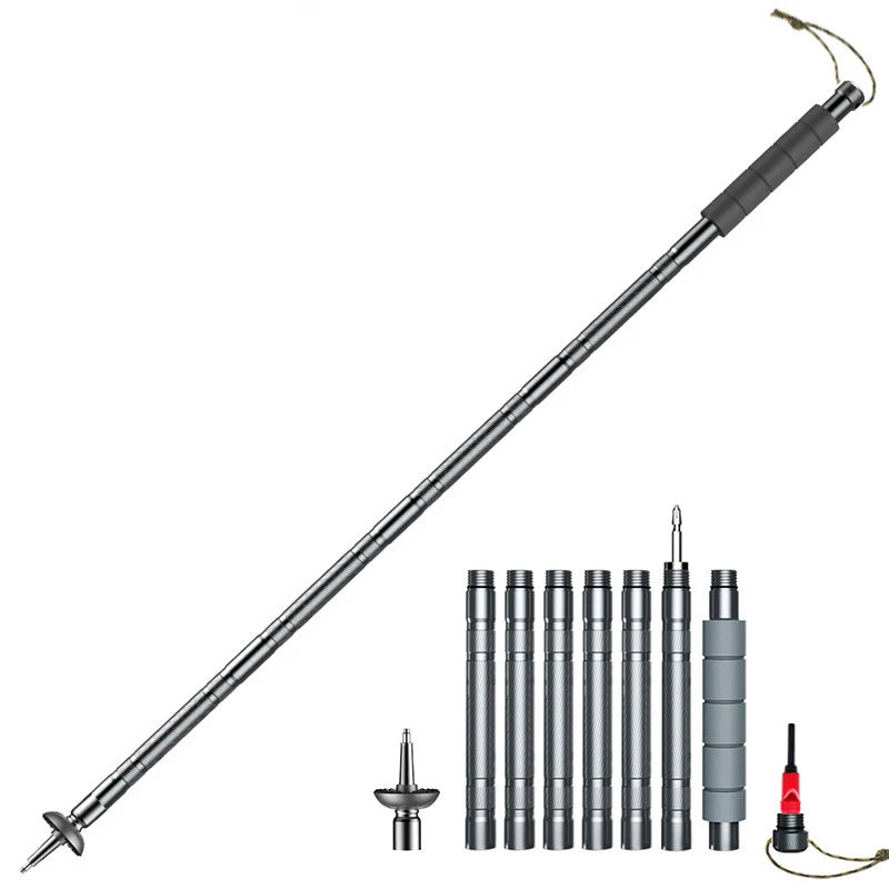 Ultralight 5/6/7 Section Folding Aluminum Trekking Pole