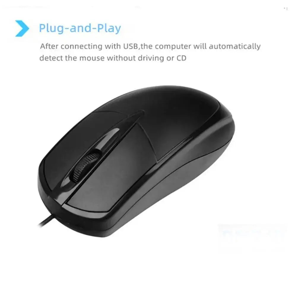 USB Wired Computer Mouse Optical Mouse Gamer PC Laptop Notebook Computer Mouse Mice for Office Computer Accessories