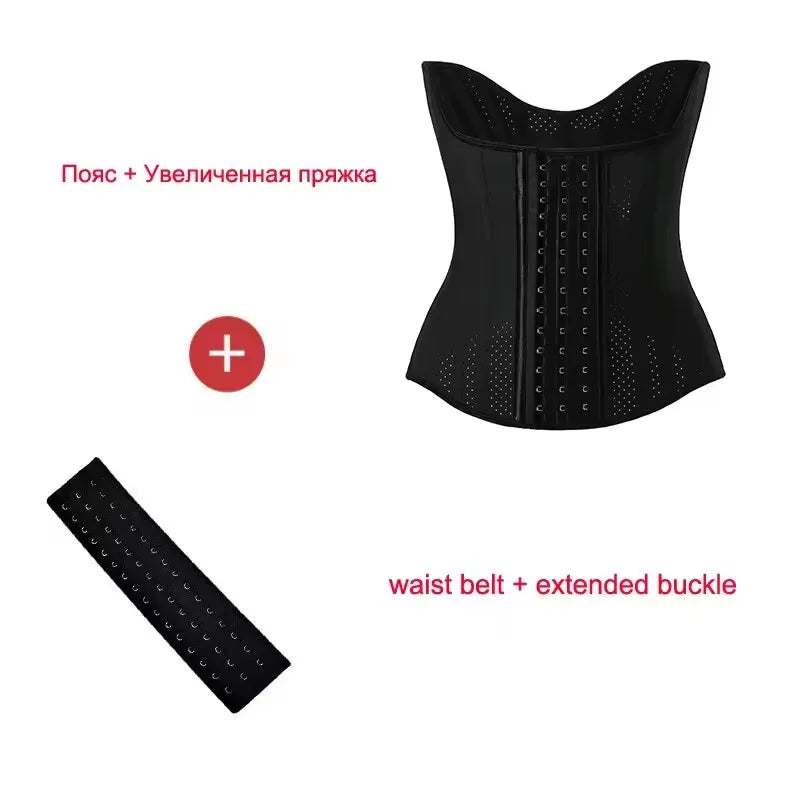 Áo Nịt Bụng Cao Cấp 5XS-4XS 25 Xương Thép Fajas Latex - Daisan Mart