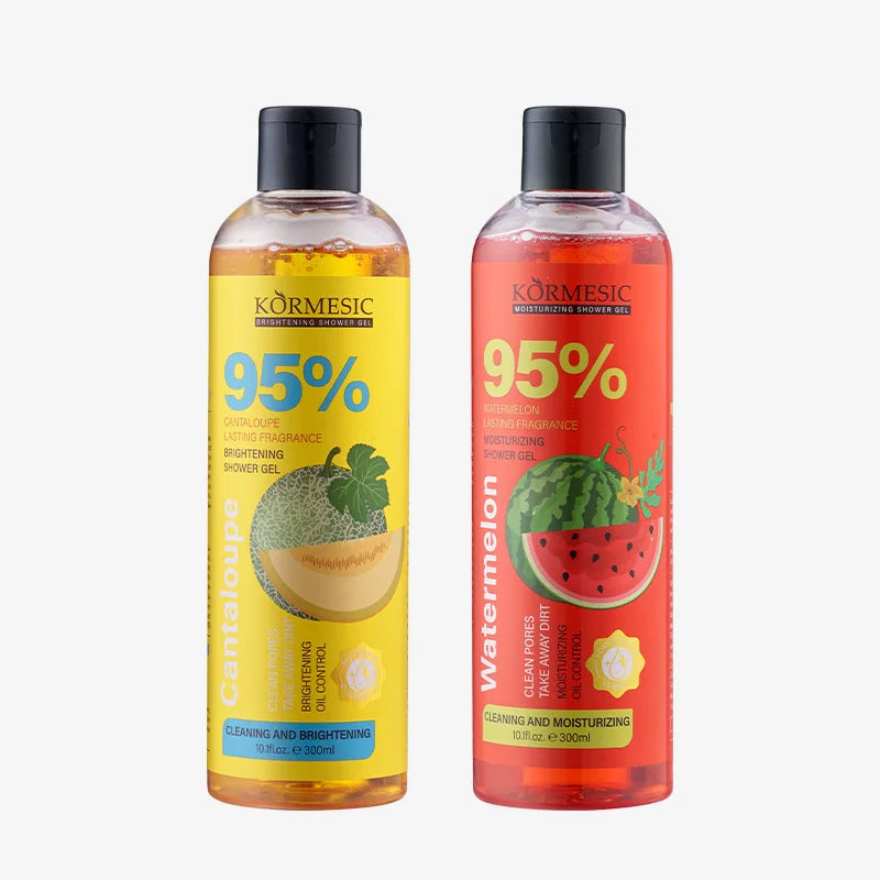 300ml Organic Fruit Infusion Shower Gel Body Lotion Skin Beautifying Wash Bath Brightening Delicate Smooth Care Cream