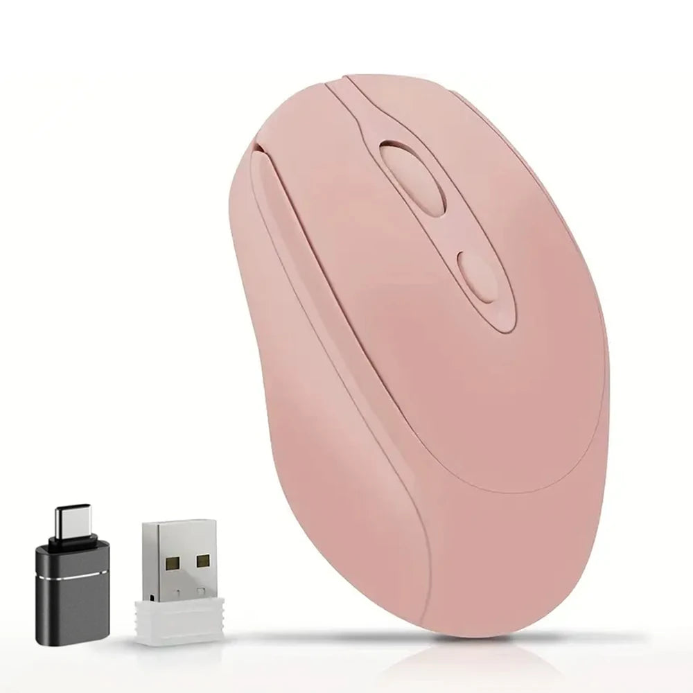 Rechargeable Wireless Computer Mouse 2.4G Bluetooth-Compatible Wireless Mouse USB Silent Gamer Mice For PC Laptop Macbook Tablet