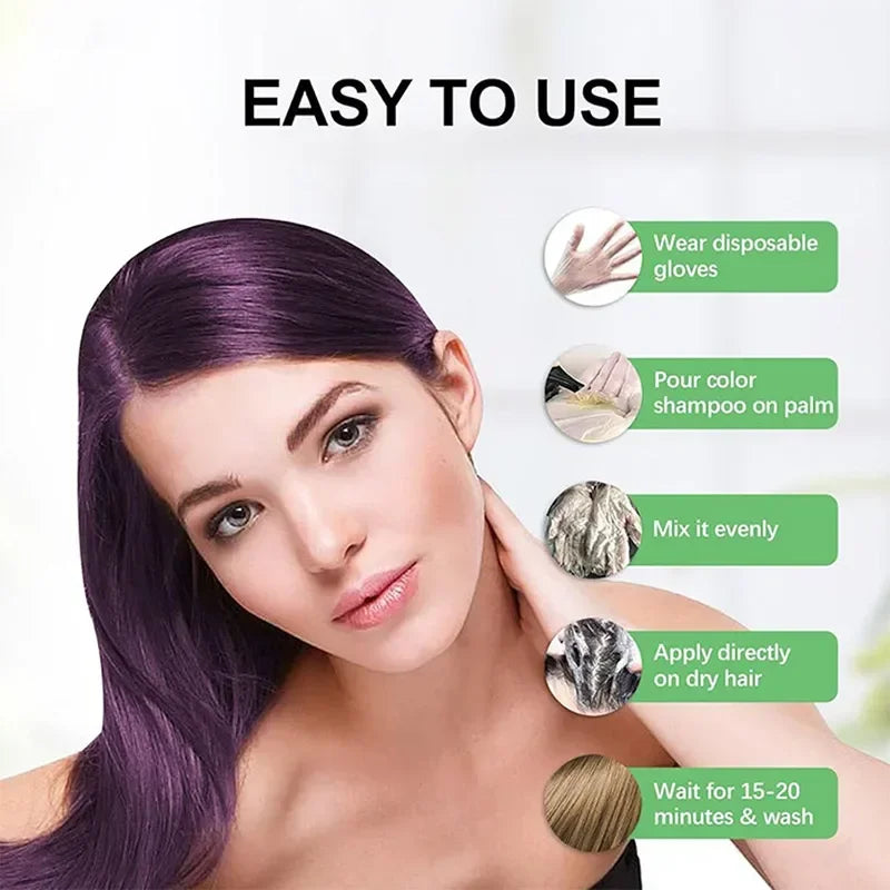 5 Màu Dầu Gội Nhuộm Tóc Chăm Sóc & Phục Hồi