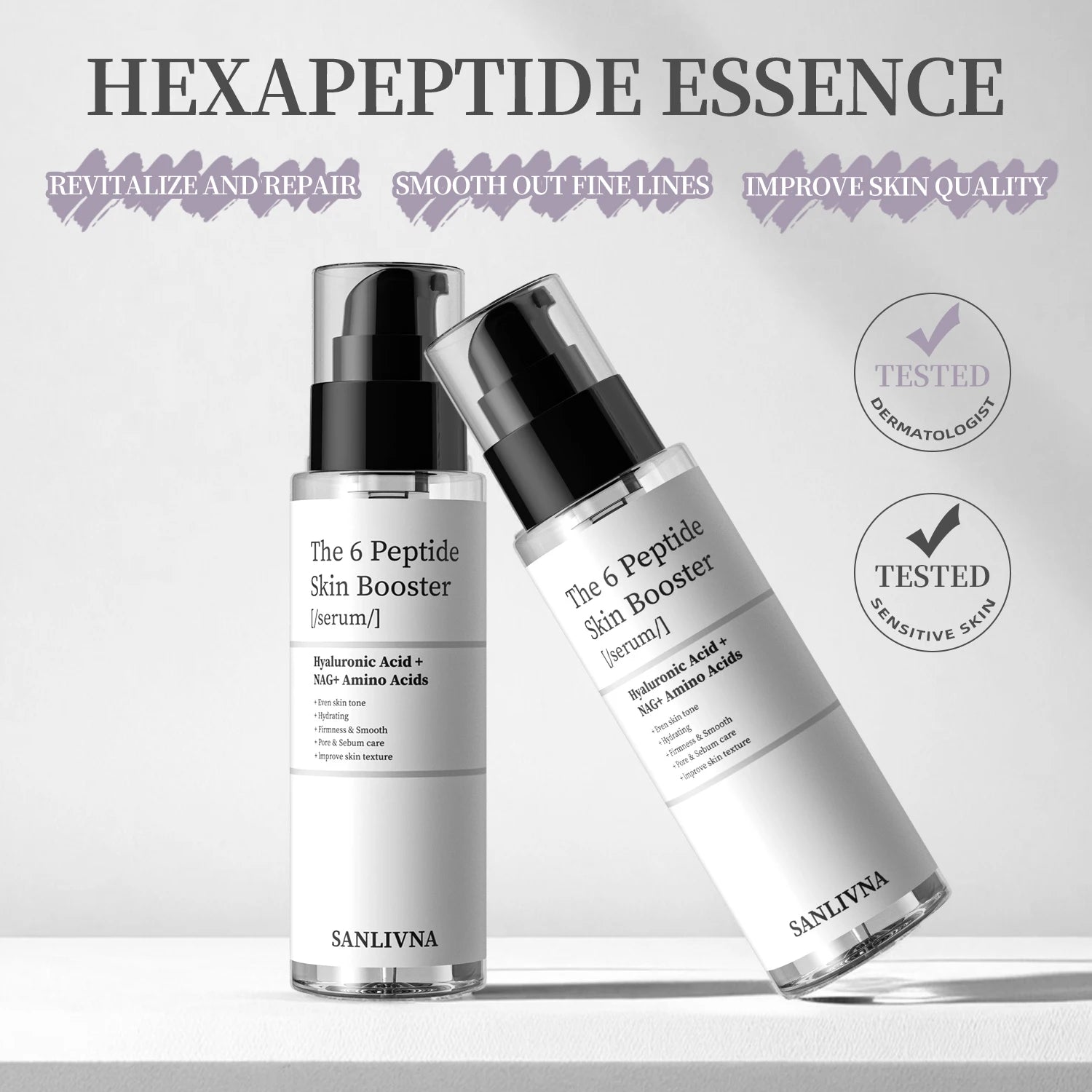 Skin Brightening Serum: Peptide &amp; Niacinamide Moisturizing