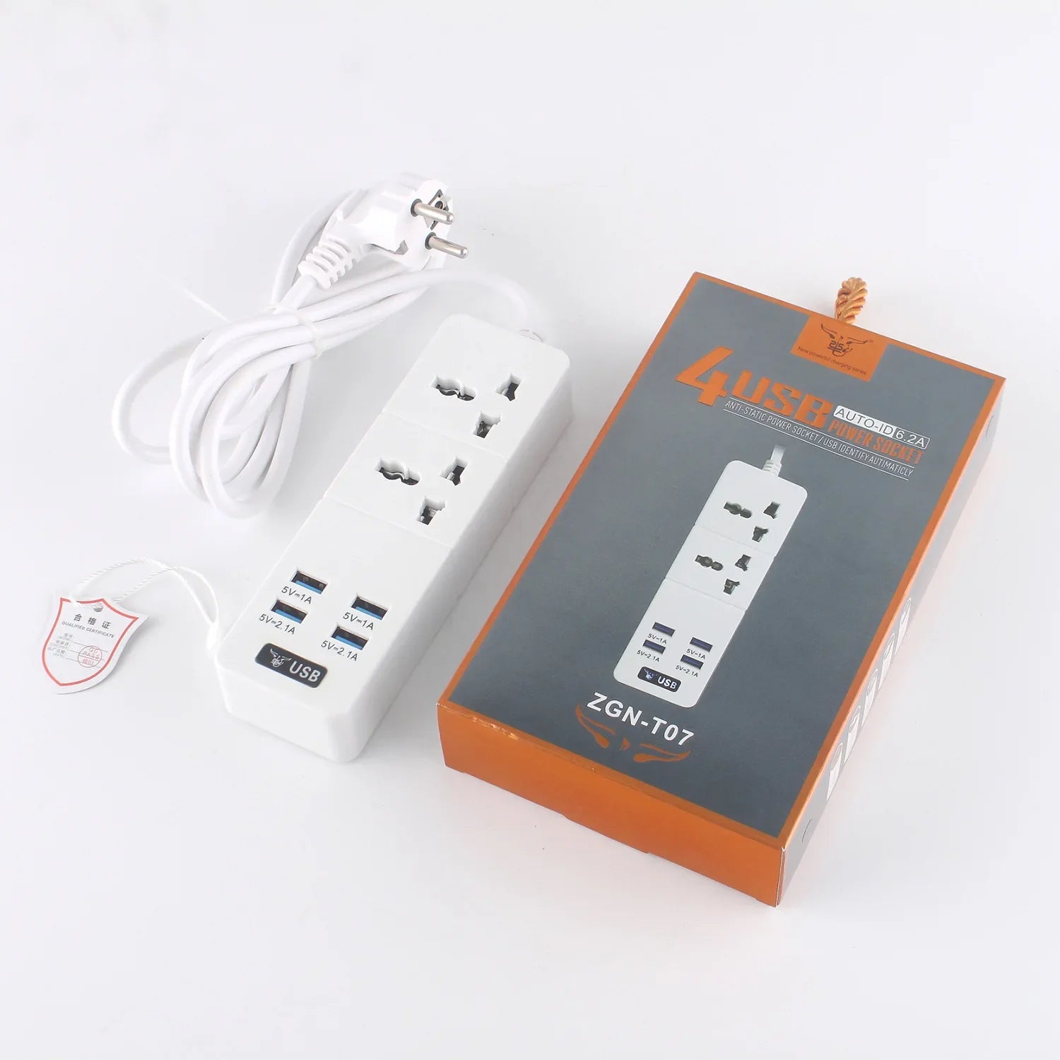 Ổ Cắm Đa Năng Melery 4USB, Dây Dài 2m, Chống Nổ