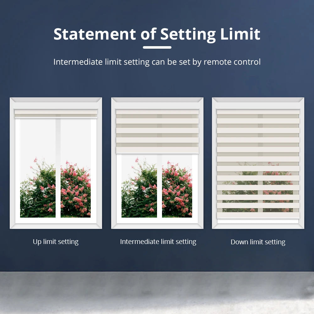 Zemismart WiFi Zigbee Smart Roller Blinds USB Charging